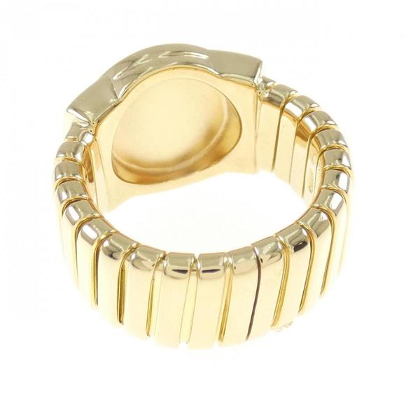 BVLGARI Yellow Gold Diamond Ring Parentesi - Picture 3 of 5